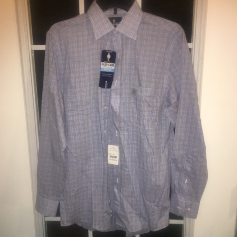 Men’s Stafford Long Sleeve Dress Shirt